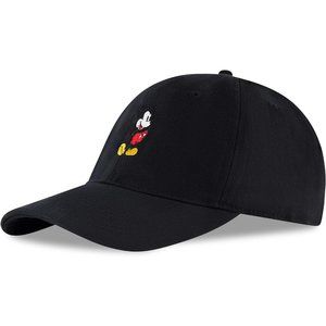 Men's Beautiful Mickey Mouse Adjustable Baseball Cap for Adult - Black